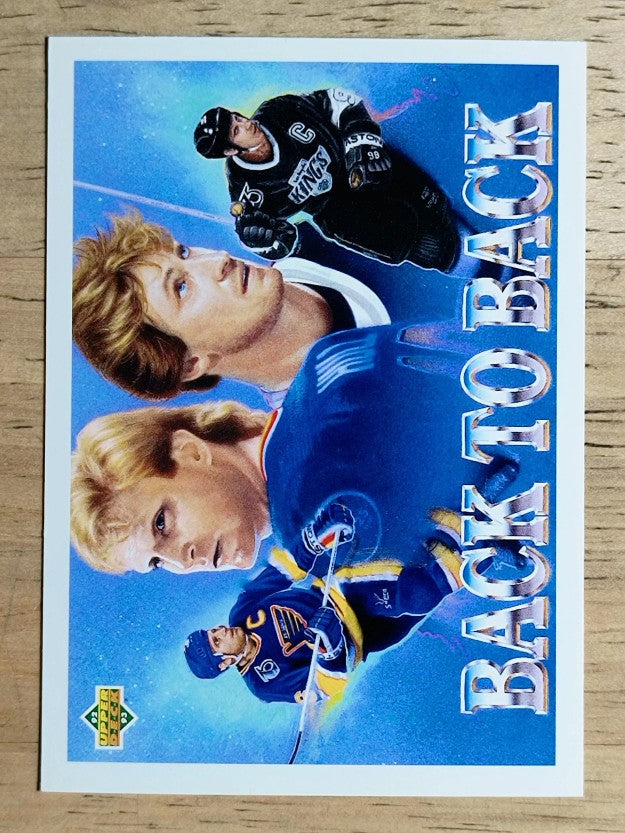 1992-93 Upper Deck #423 Brett Hull/Wayne Gretzky