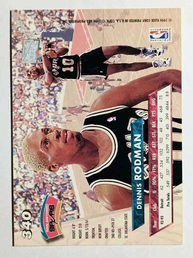 1993-94 Ultra #340 Dennis Rodman (NM)