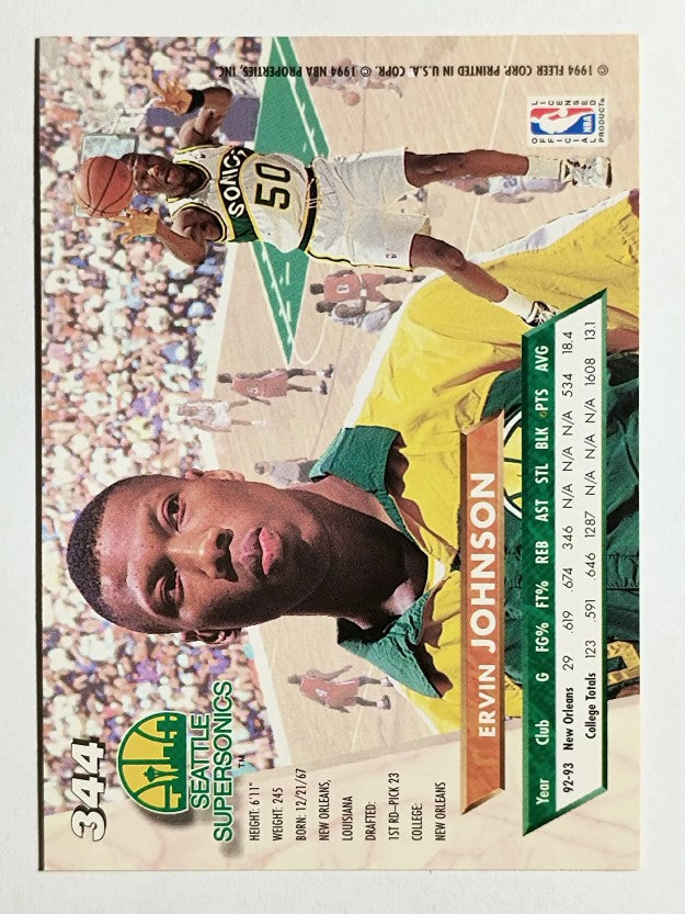 1993-94 Ultra #344 Ervin Johnson