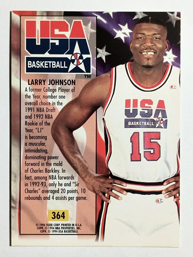 1993-94 Ultra #364 Larry Johnson USA