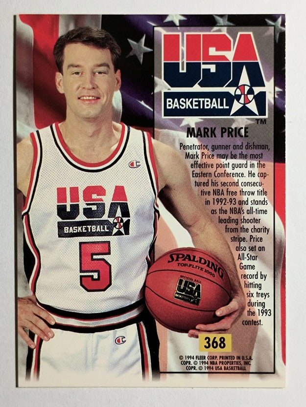 1993-94 Ultra #368 Mark Price USA