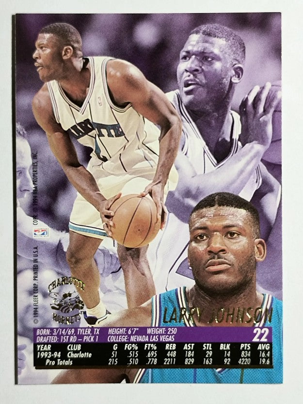 1994-95 Ultra #22 Larry Johnson