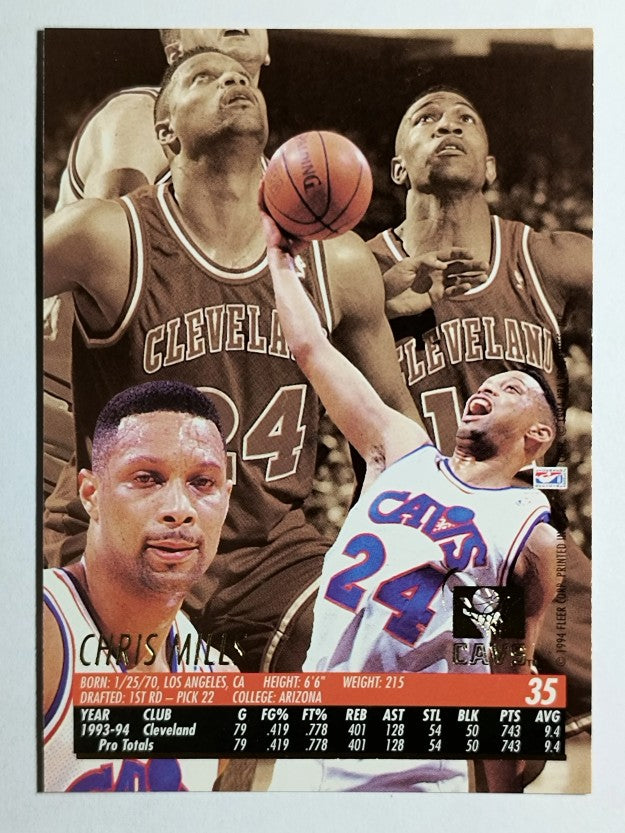 1994-95 Ultra #35 Chris Mills