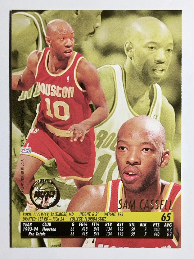 1994-95 Ultra #65 Sam Cassell