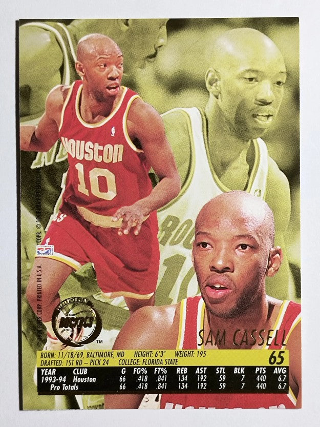 1994-95 Ultra #65 Sam Cassell