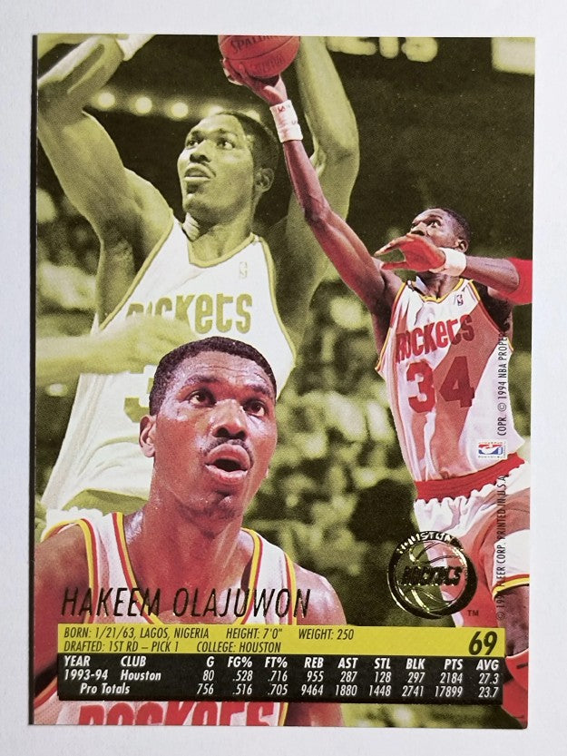1994-95 Ultra #69 Hakeem Olajuwon (NM)