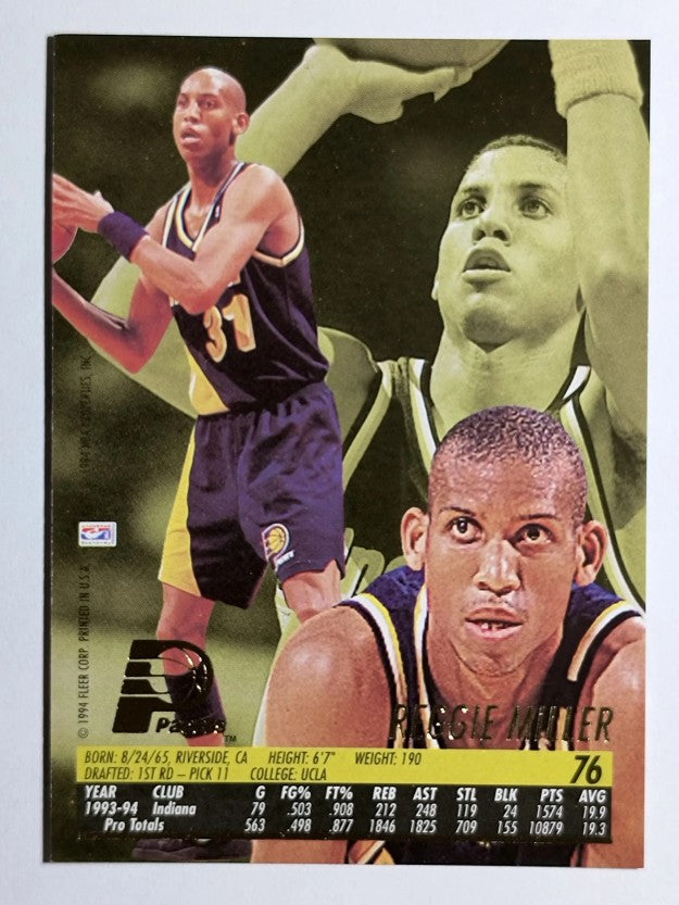 1994-95 Ultra #76 Reggie Miller