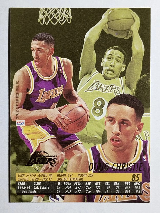 1994-95 Ultra #85 Doug Christie
