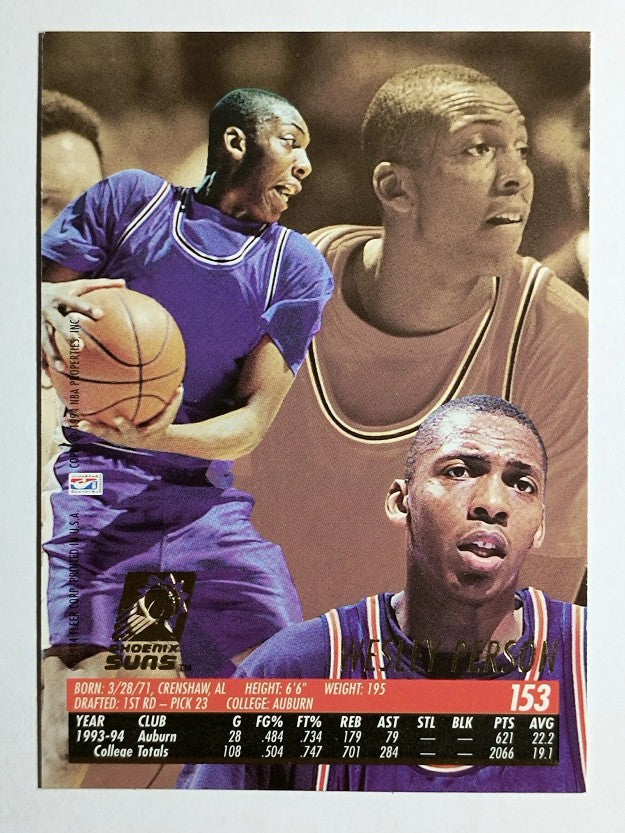 1994-95 Ultra #153 Wesley Person RC
