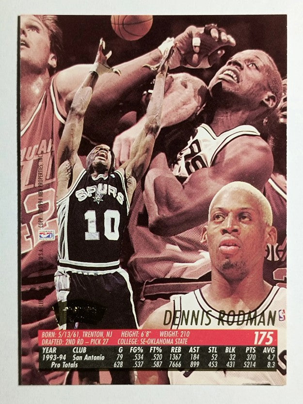 1994-95 Ultra #175 Dennis Rodman