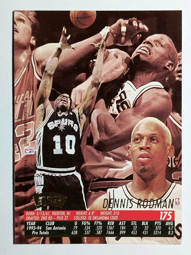 1994-95 Ultra #175 Dennis Rodman