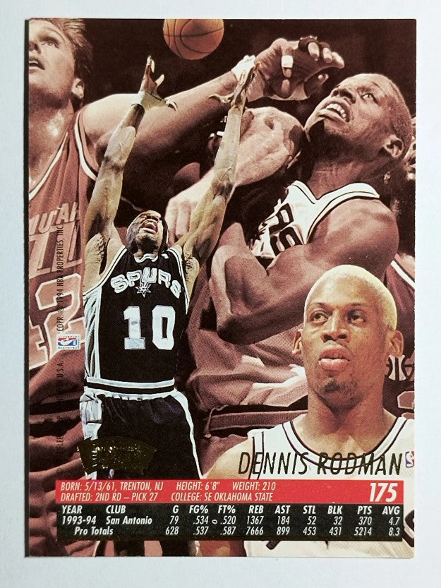 1994-95 Ultra #175 Dennis Rodman