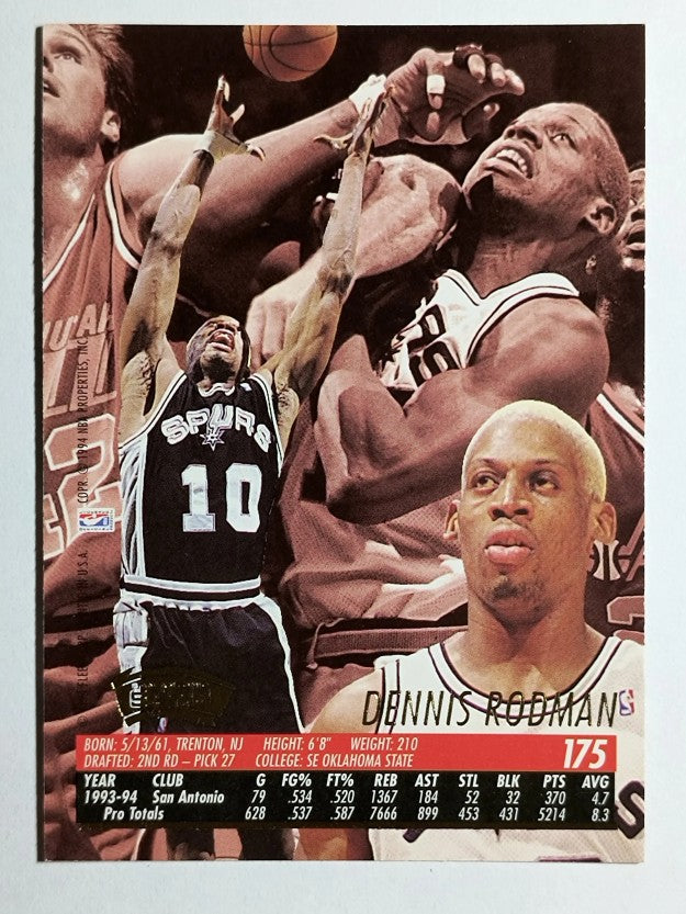 1994-95 Ultra #175 Dennis Rodman