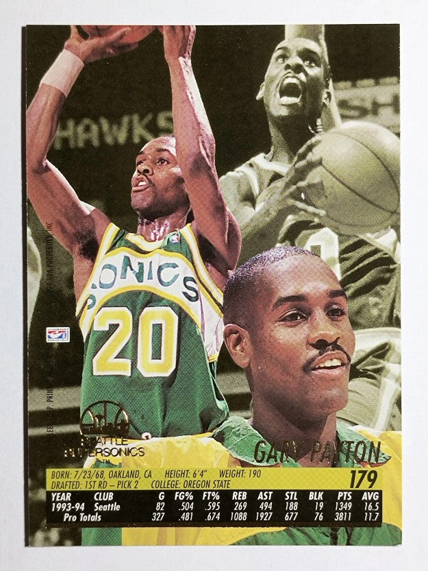 1994-95 Ultra #179 Gary Payton