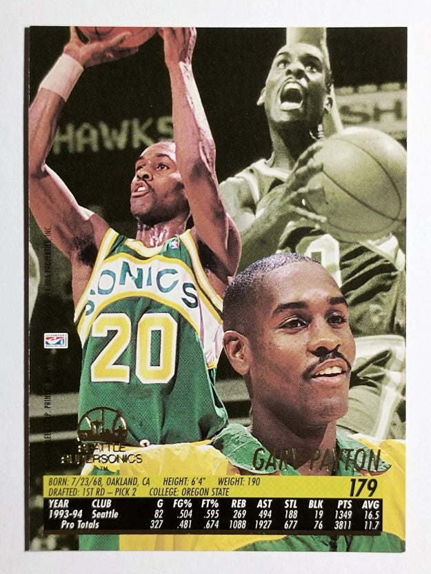 1994-95 Ultra #179 Gary Payton