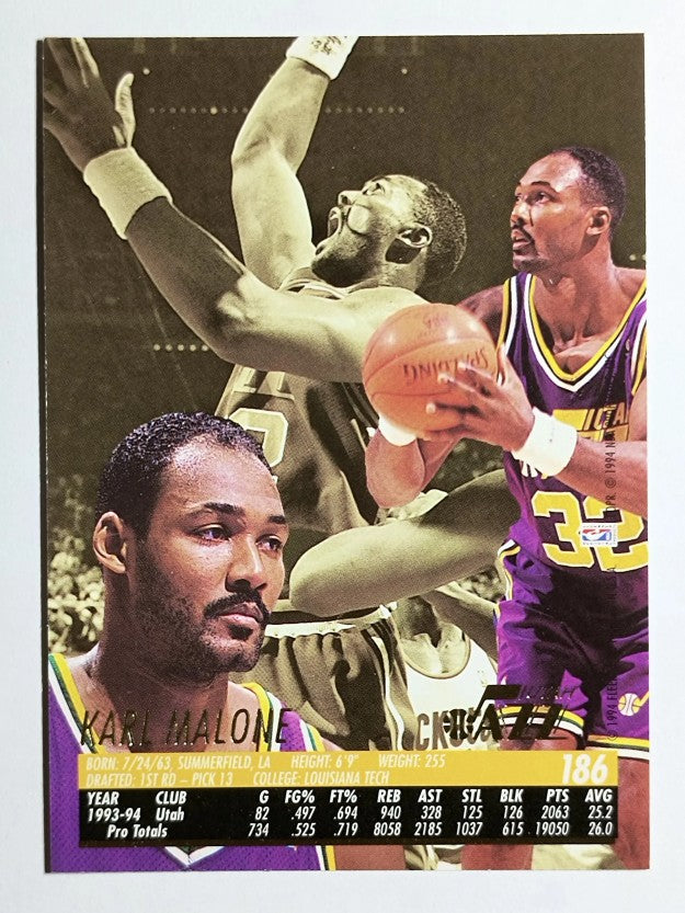 1994-95 Ultra #186 Karl Malone