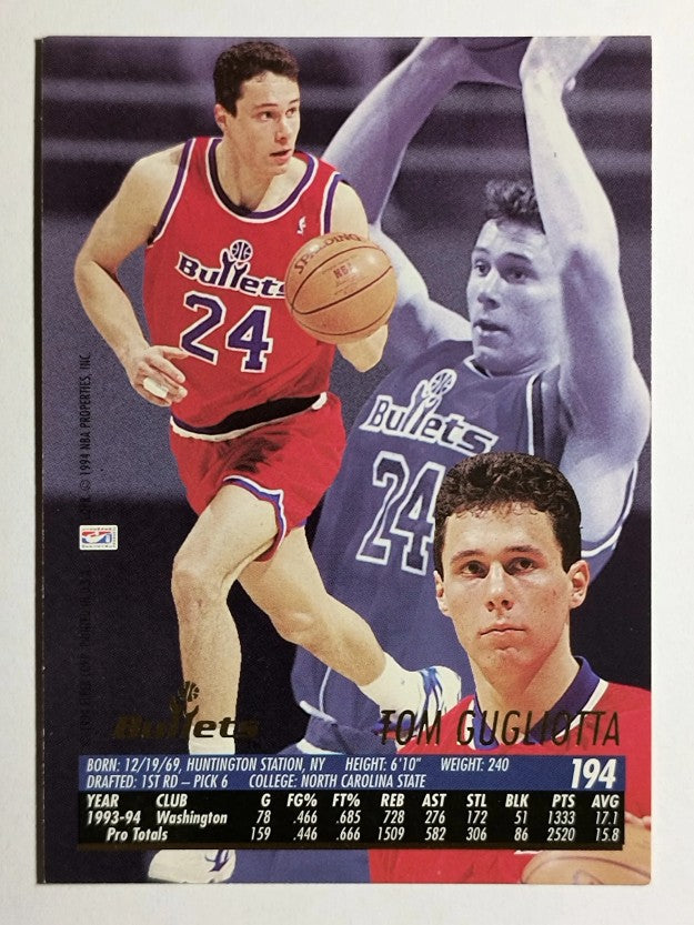 1994-95 Ultra #194 Tom Gugliotta