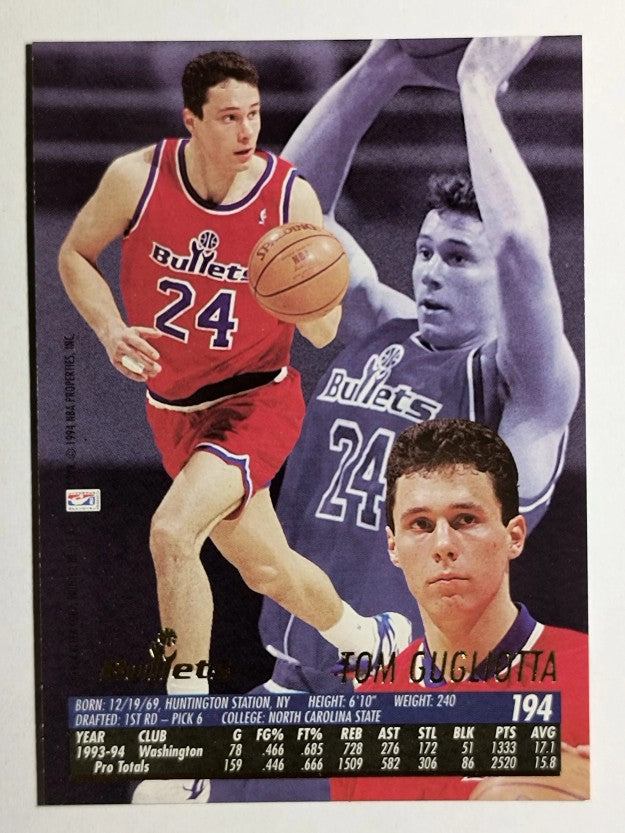 1994-95 Ultra #194 Tom Gugliotta