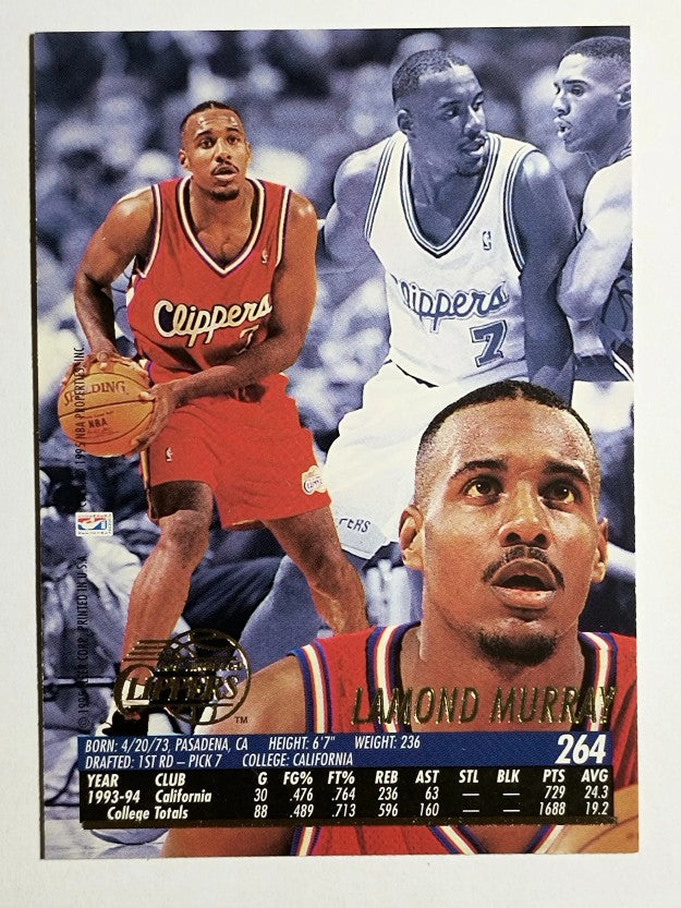 1994-95 Ultra #264 Lamond Murray RC