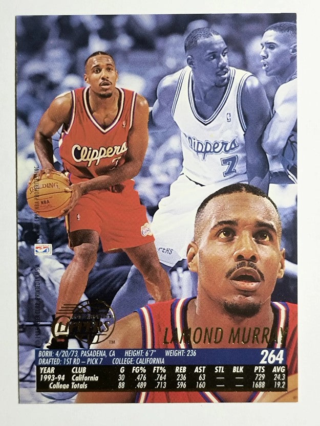 1994-95 Ultra #264 Lamond Murray RC