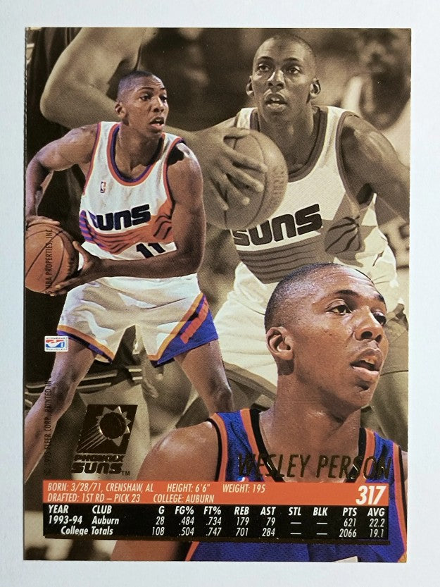 1994-95 Ultra #317 Wesley Person