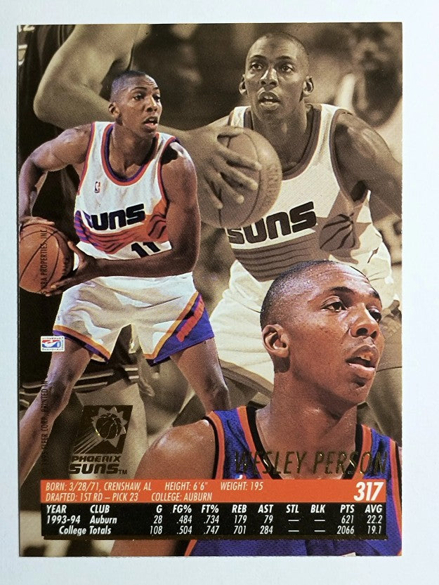 1994-95 Ultra #317 Wesley Person
