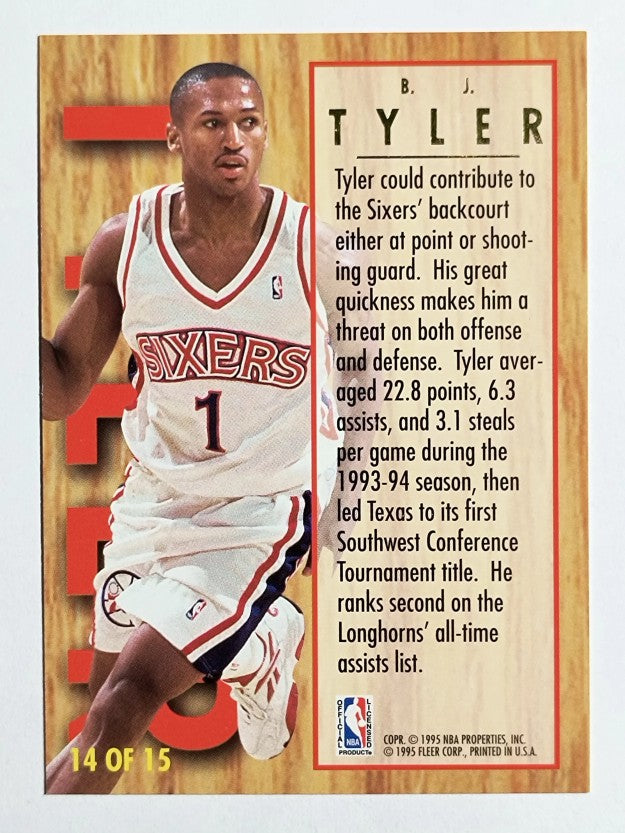 1994-95 Ultra All-Rookies #14 B.J. Tyler