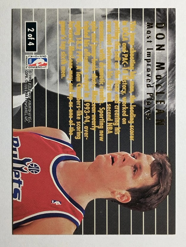 1994-95 Ultra Award Winners #2 Don MacLean