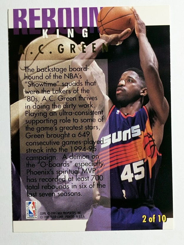 1994-95 Ultra Rebound Kings #2 A.C. Green