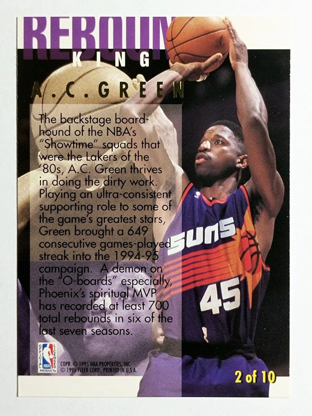 1994-95 Ultra Rebound Kings #2 A.C. Green