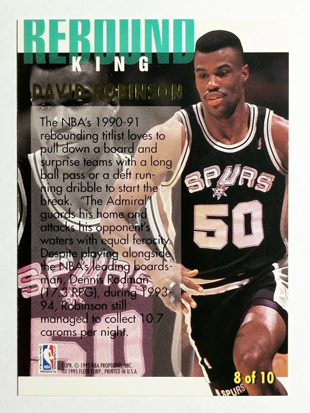 1994-95 Ultra Rebound Kings #8 David Robinson