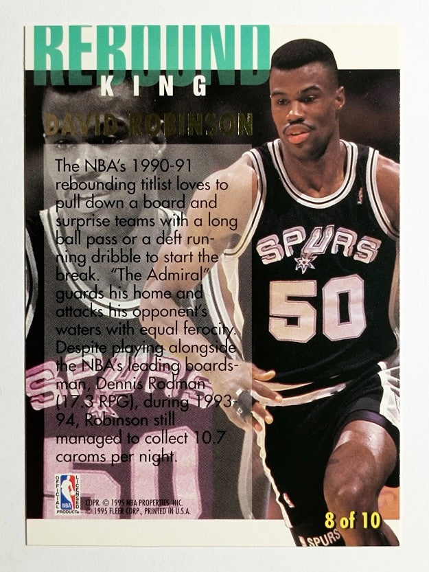 1994-95 Ultra Rebound Kings #8 David Robinson