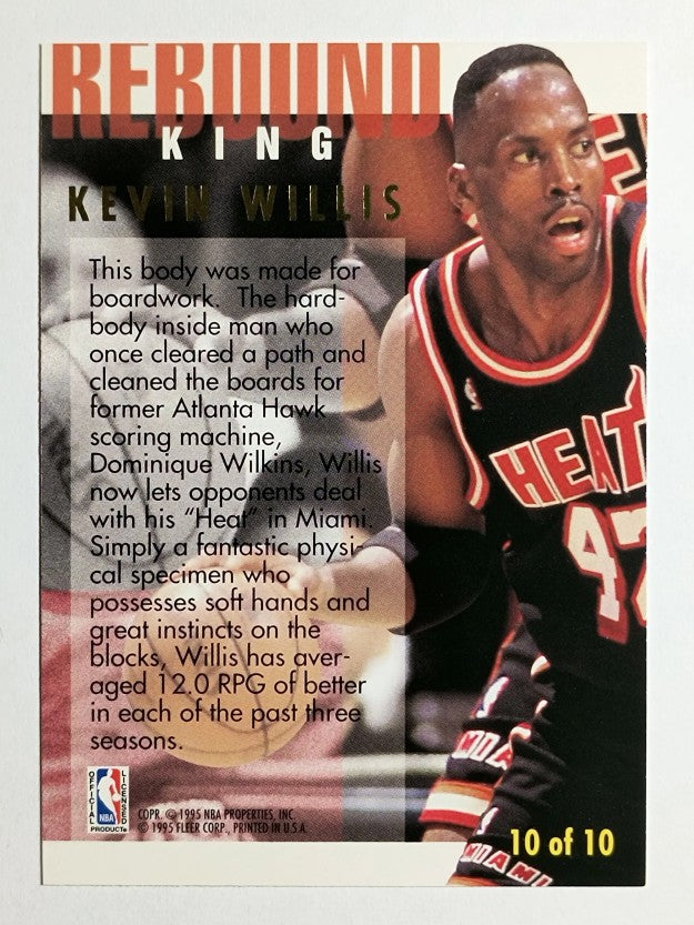 1994-95 Ultra Rebound Kings #10 Kevin Willis