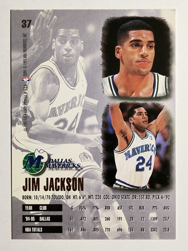 1995-96 Ultra #37 Jim Jackson