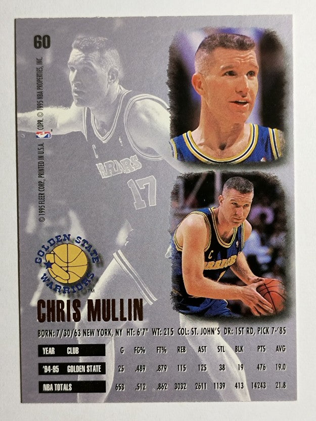 1995-96 Ultra #60 Chris Mullin
