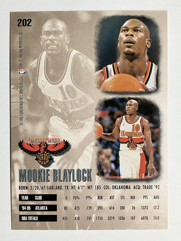 1995-96 Ultra #202 Mookie Blaylock