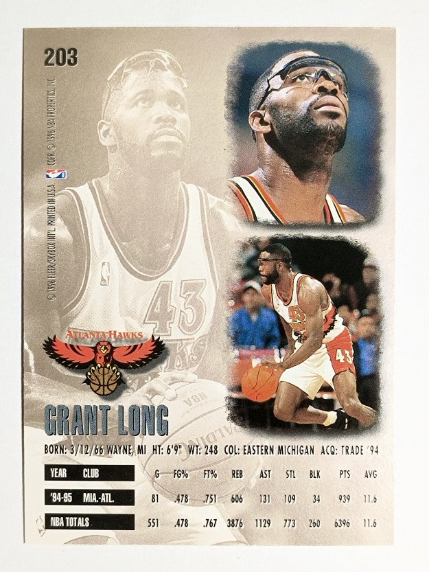1995-96 Ultra #203 Grant Long