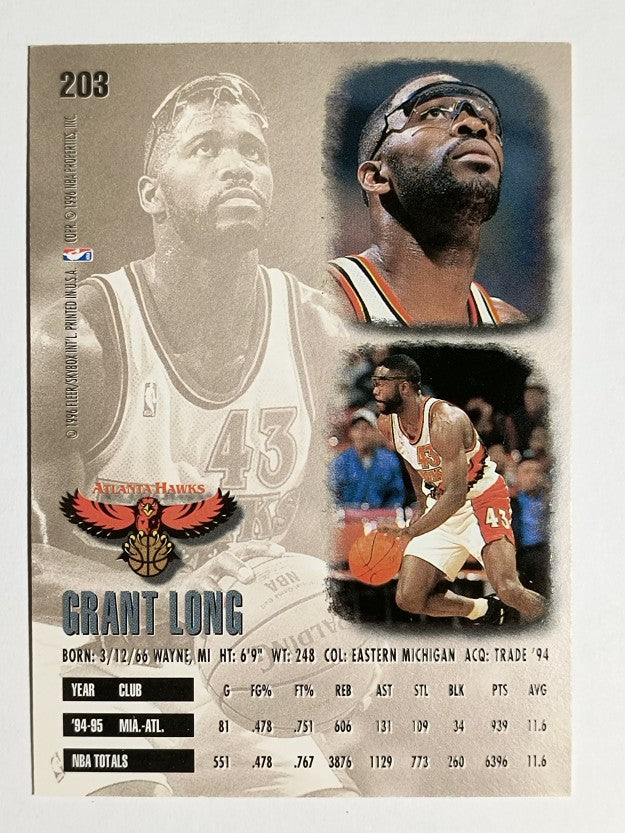 1995-96 Ultra #203 Grant Long