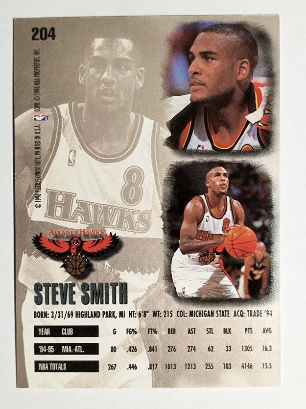 1995-96 Ultra #204 Steve Smith