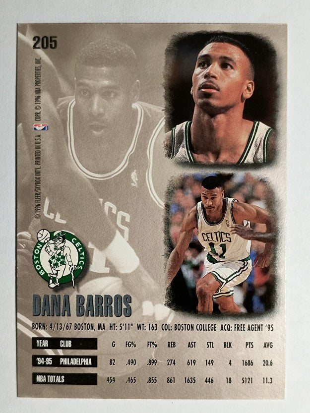 1995-96 Ultra #205 Dana Barros