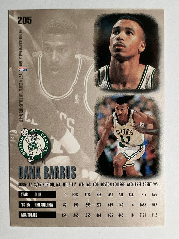 1995-96 Ultra #205 Dana Barros