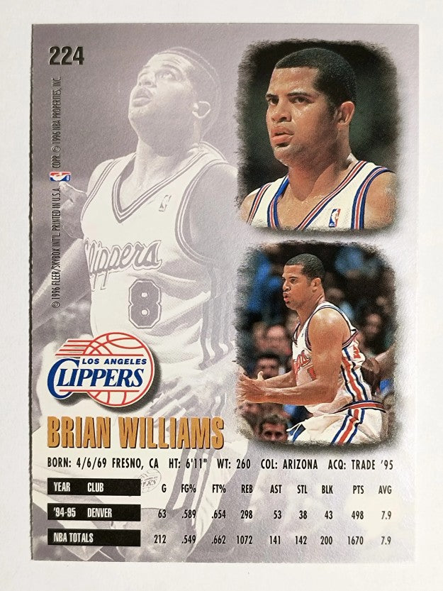 1995-96 Ultra #224 Brian Williams