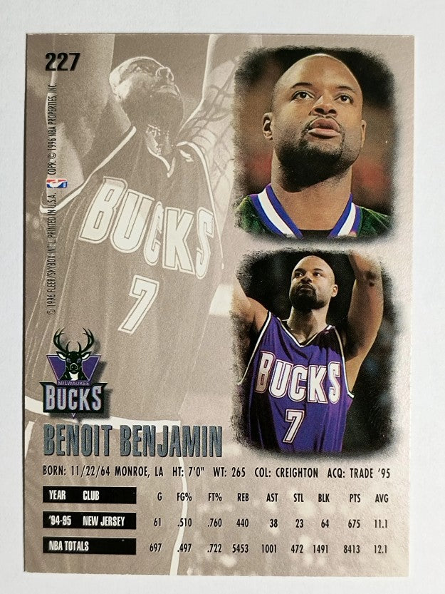 1995-96 Ultra #227 Benoit Benjamin
