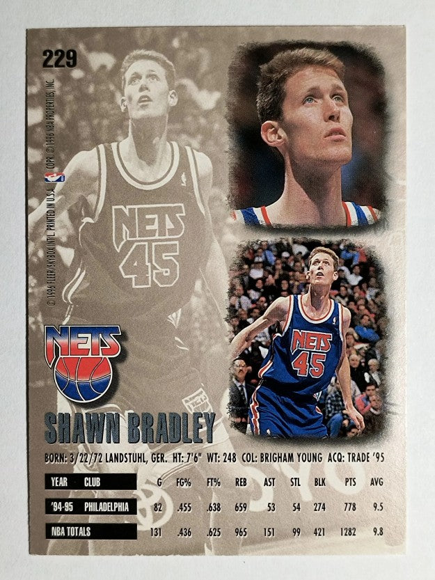 1995-96 Ultra #229 Shawn Bradley