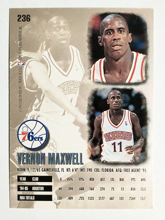 1995-96 Ultra #236 Vernon Maxwell