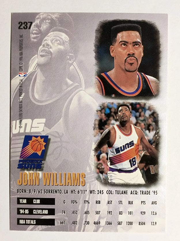 1995-96 Ultra #237 John Williams