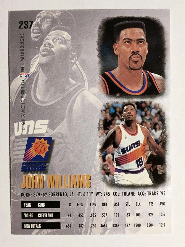 1995-96 Ultra #237 John Williams