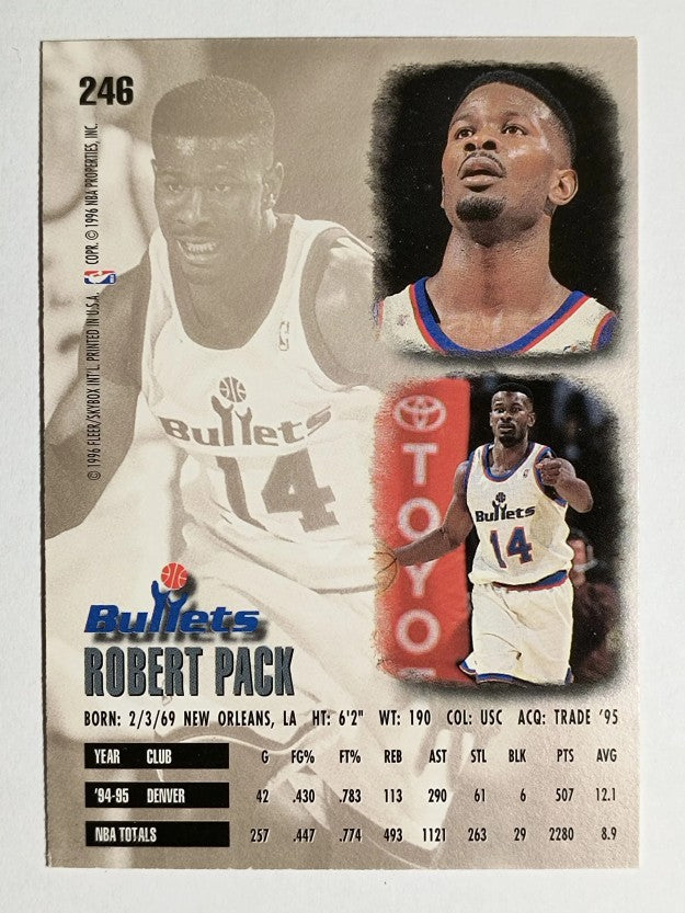 1995-96 Ultra #246 Robert Pack