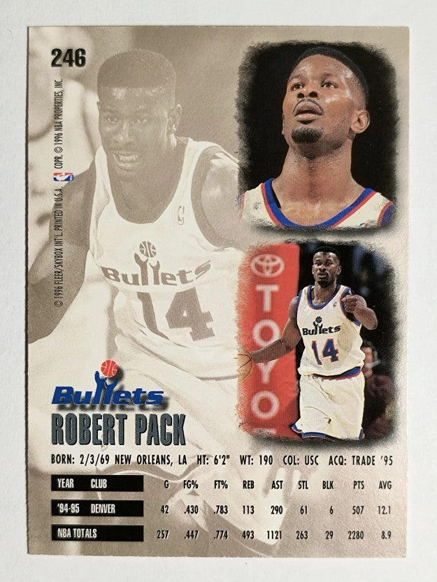 1995-96 Ultra #246 Robert Pack