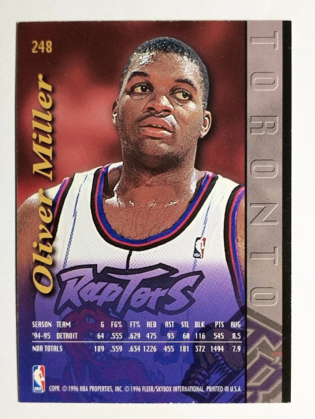 1995-96 Ultra #248 Oliver Miller EXP